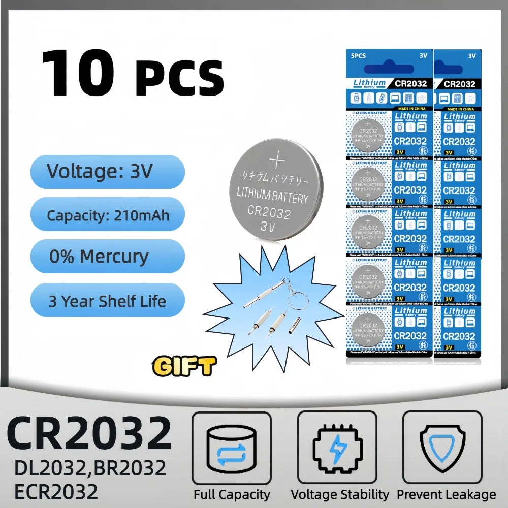 2 x CR2032 Lithium Battery